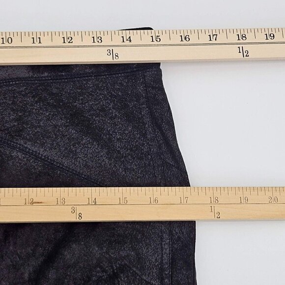 Free People Midnight Black Vegan Suede Leggings Women’s Size M High Rise Party - Picture 6 of 10